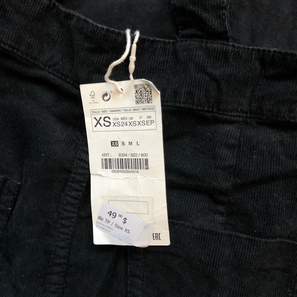 Zara black corduroy jumper - NWT - Picture 3 of 4